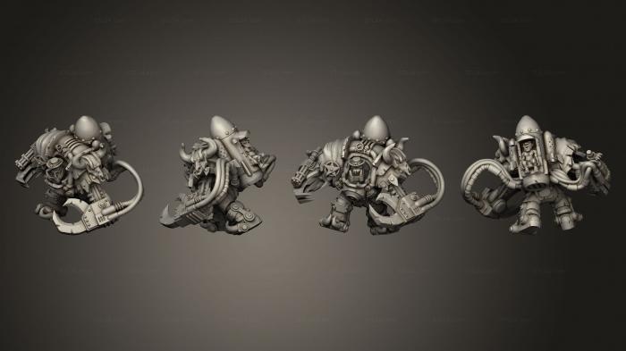 Military figurines (Klintz Backpack, STKW_8605) 3D models for cnc