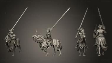 Military figurines Knights Ordo Draconis 02 Body 01 3d model