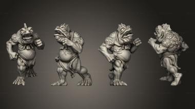 Military figurines koa toa unarmed 3d model