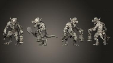 Military figurines KOBOLD 04 3d model