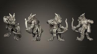 Military figurines Kobold archer 03 3d model