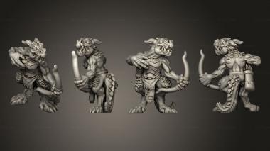 Military figurines Kobold archer 04 3d model