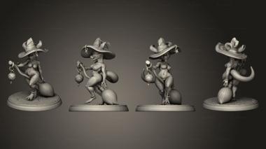 Military figurines Kobold Astrology Witch 3d model