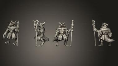 Military figurines Kobold Shaman 3d model