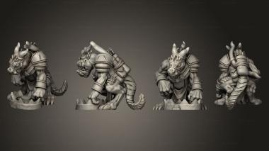 Military figurines Kobold Trappers 03 3d model