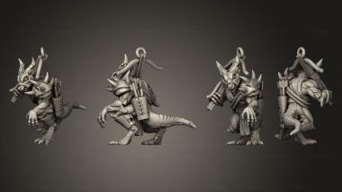 Military figurines Kobold Tribe Crossbow 3d model