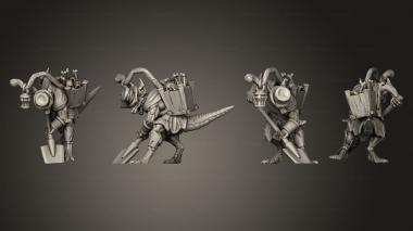 Military figurines Kobold Tribe Gravekeeper 3d model