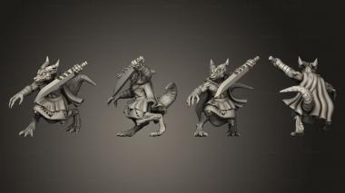 Military figurines Kobold Warrior Sword 3d model