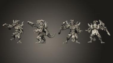 Military figurines Kobolds Kigrux The Leader B 2 3d model