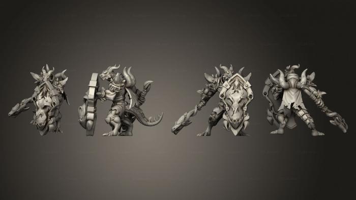 Military figurines (Kobolds Kigrux The Leader C 2, STKW_8704) 3D models for cnc