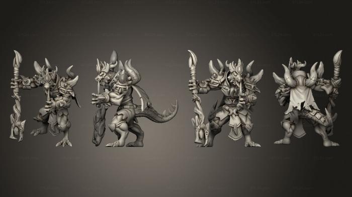 Military figurines (Kobolds Kigrux The Leader D 1, STKW_8705) 3D models for cnc