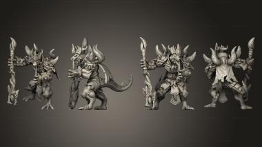 Military figurines Kobolds Kigrux The Leader D 1 3d model