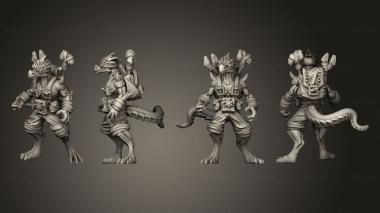 Military figurines Kobolds Naag The Inventor A 3d model