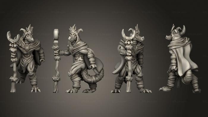 Military figurines (Kobolds Ungrap The Sorcerer A, STKW_8720) 3D models for cnc