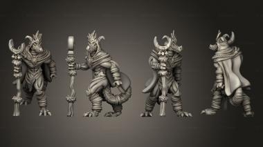 Military figurines Kobolds Ungrap The Sorcerer A 3d model