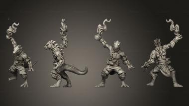 Military figurines Kobolds Vank The Alchemist B 3d model