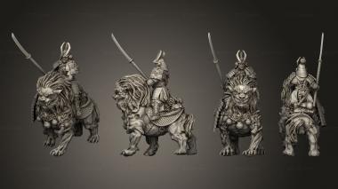 Military figurines Komainu 1 Guardian 3d model