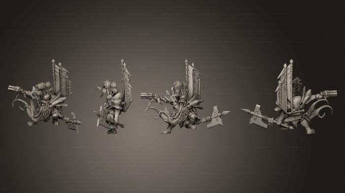 Military figurines (Koradahn the Reckless no backpack, STKW_8732) 3D models for cnc