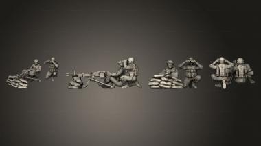 Military figurines Kord One Part 3d model