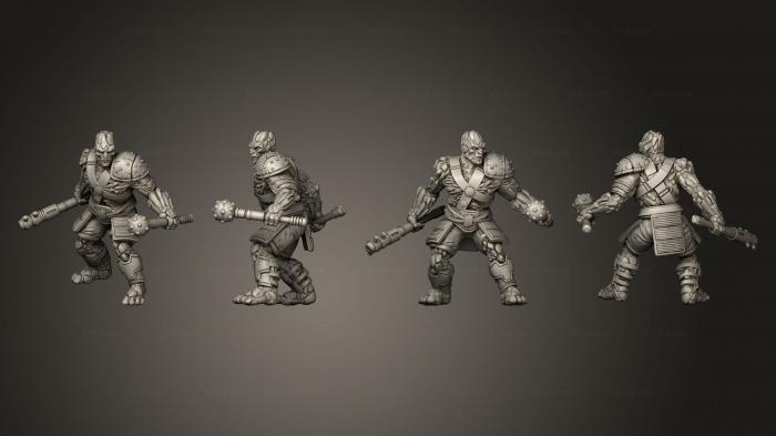 Military figurines (Korg Rock Revolutionary pose 1, STKW_8735) 3D models for cnc