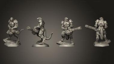 Military figurines Korut The Mechappilian 3d model