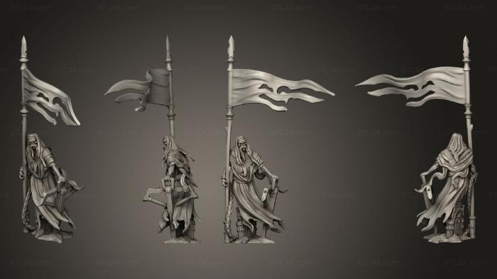 Military figurines (Kosheivs Crossbowmen Standard, STKW_8753) 3D models for cnc
