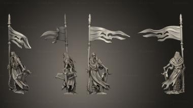 Military figurines Kosheivs Crossbowmen Standard 3d model