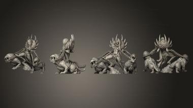 Military figurines Kraash Beast Master 3d model