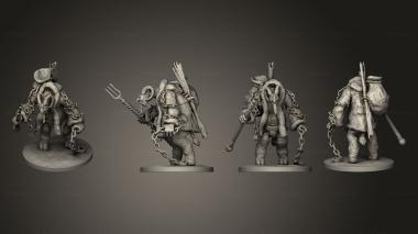Military figurines Krampus 3d model