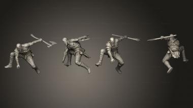 Military figurines Kratos God of War 3d model