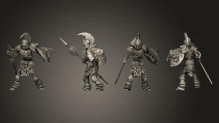 Military figurines (Kreon A, STKW_8764) 3D models for cnc