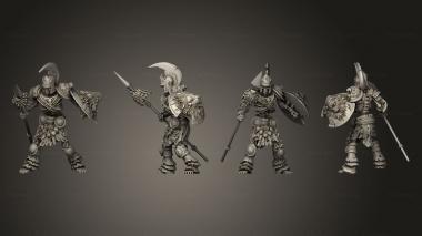 Military figurines Kreon A 3d model