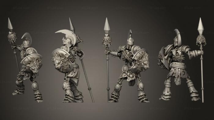 Military figurines (Kreon B, STKW_8765) 3D models for cnc