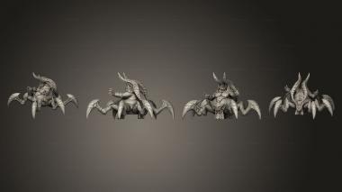 Military figurines Krilganath sea demon 3d model