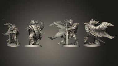 Military figurines Krommir Stronghammer 3d model