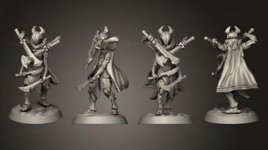 Military figurines Krtyx Bladedancer 3d model