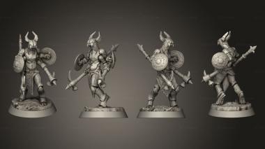 Military figurines Krtyx Guard 3d model