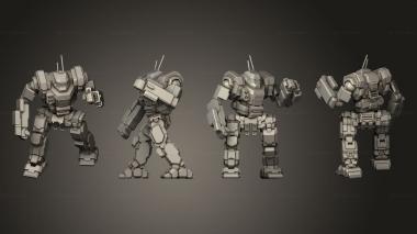 Military figurines KTO 18 4 3d model