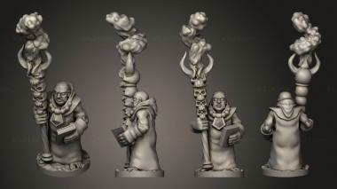 Military figurines kultleader 3d model
