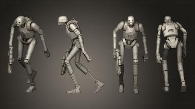 Military figurines KX FRND 1 3d model