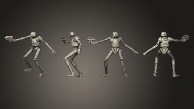 Military figurines KX FRND 2 3d model