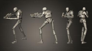 Military figurines KX FRND 3 3d model