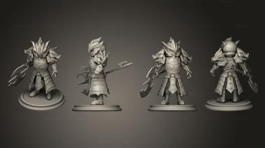 Military figurines Laika Summoners War 3d model