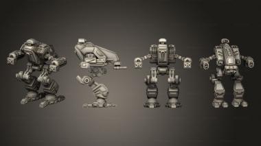 Military figurines Lammergeir ii static 3d model