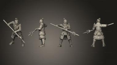 Military figurines lancer 01 3d model