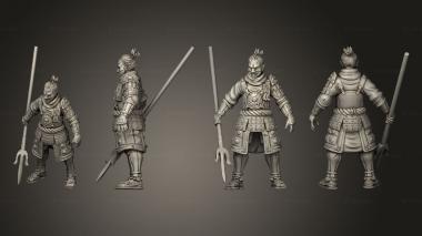 Military figurines lancer 02 3d model