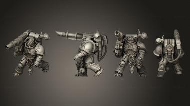 Military figurines Lanon 03 3d model