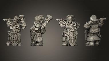 Military figurines lasryl the cleric 03 3d model