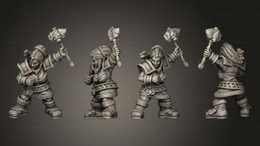 Military figurines lasryl the cleric 04 3d model
