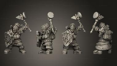 Military figurines lasryl the cleric 06 3d model